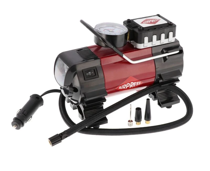 Dual-Tone Portable bilkompressor Airpress 12V 7 bar 0,19 HK/0,14 kW 27 l/min oliefri uden tank 1 stk.