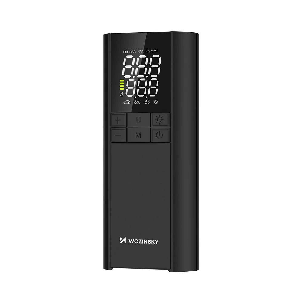 Wozinsky WPEP-8000 compressor, electric pump, 8000mAh power bank, flashlight - black Universal Mounting Kit