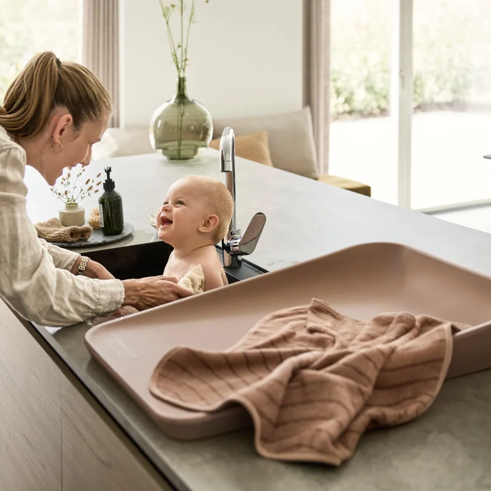 Leander Topper til puslepude, Woodland - Clay