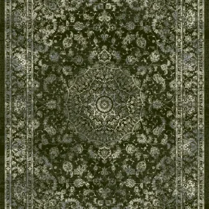 Old-school Wilton Tæppe- Antracit 60x90