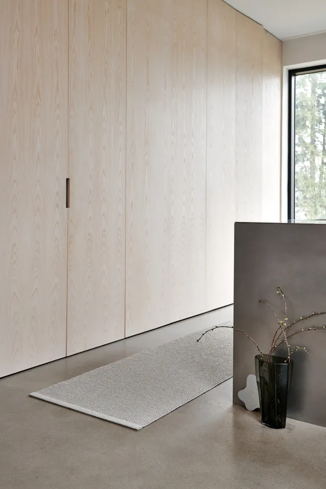 Pappelina EMM Gulvtæppe - Linen/Linen Metallic