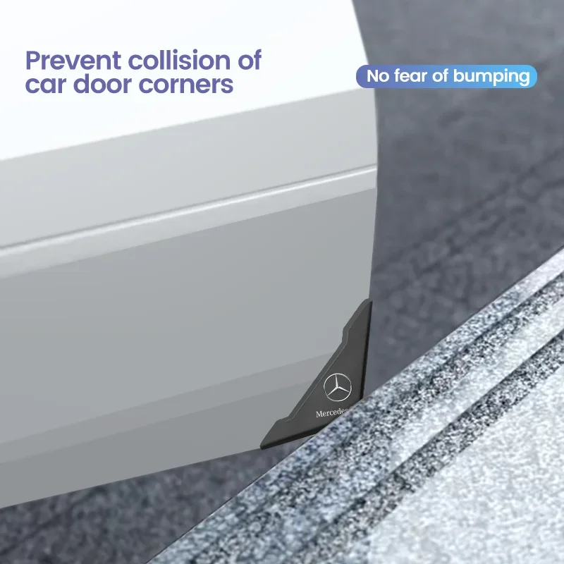 CornerProtector 1+1 GRATIS: Bil Dør Hjørne Preserves Anti Kollision Vagter Sort