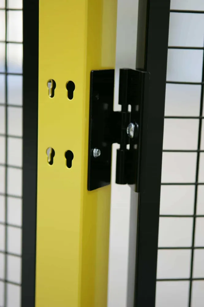 Vinkelbeslag 0-180°. Hjørnebeslag til X-guard gittersektioner