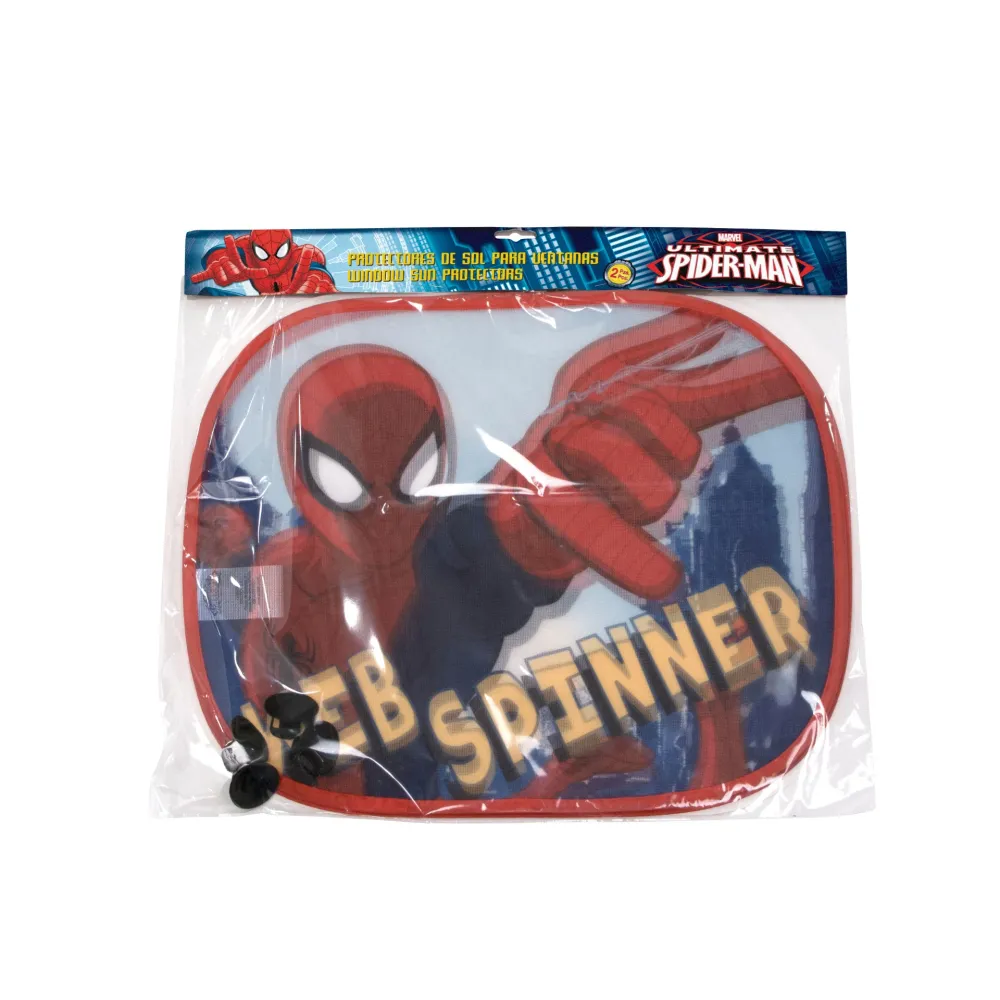 Spiderman solskærme til bil-ruden. Anti-Theft Lock