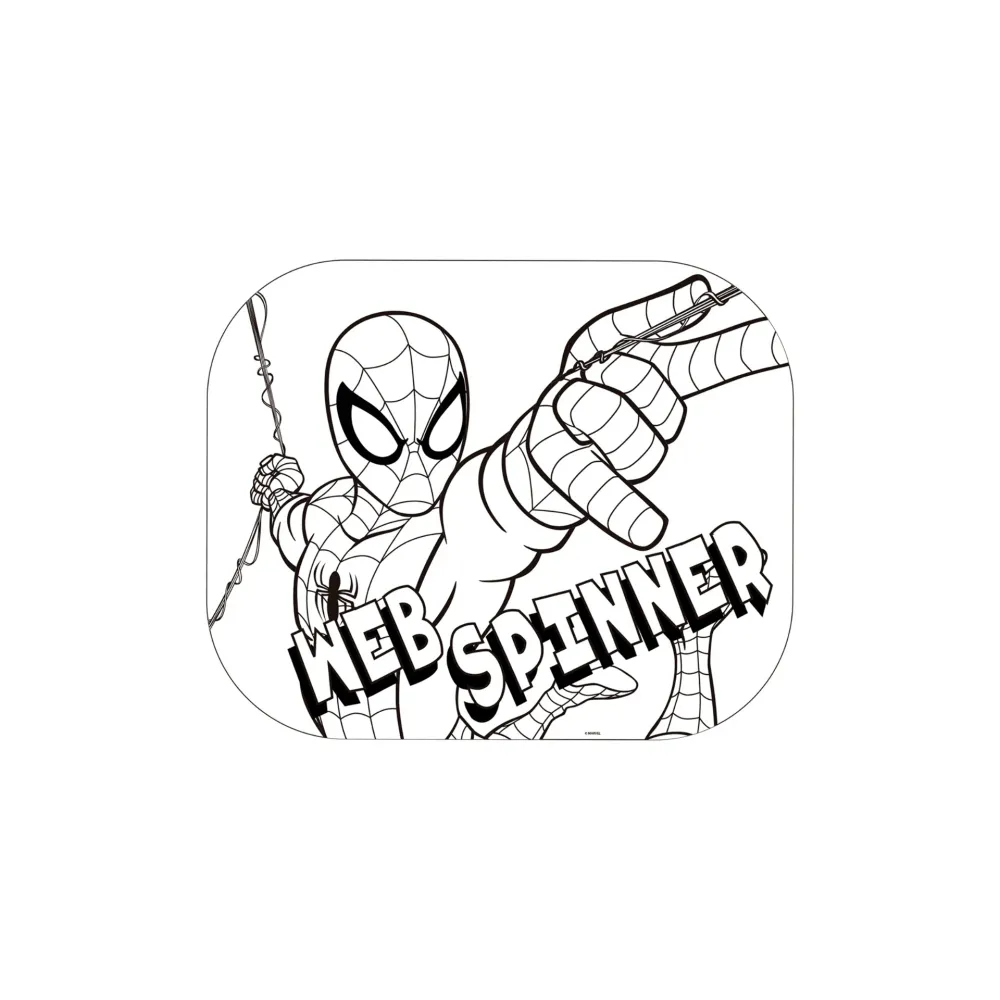 Spiderman solskærme til bil-ruden. Anti-Theft Lock