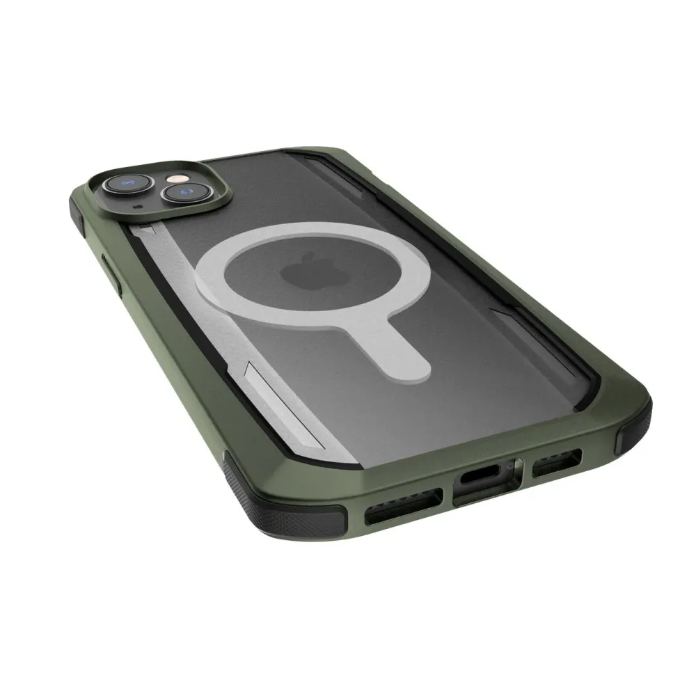 Raptic X-Doria Stable Case iPhone 14 Plus MagSafe armored cover green