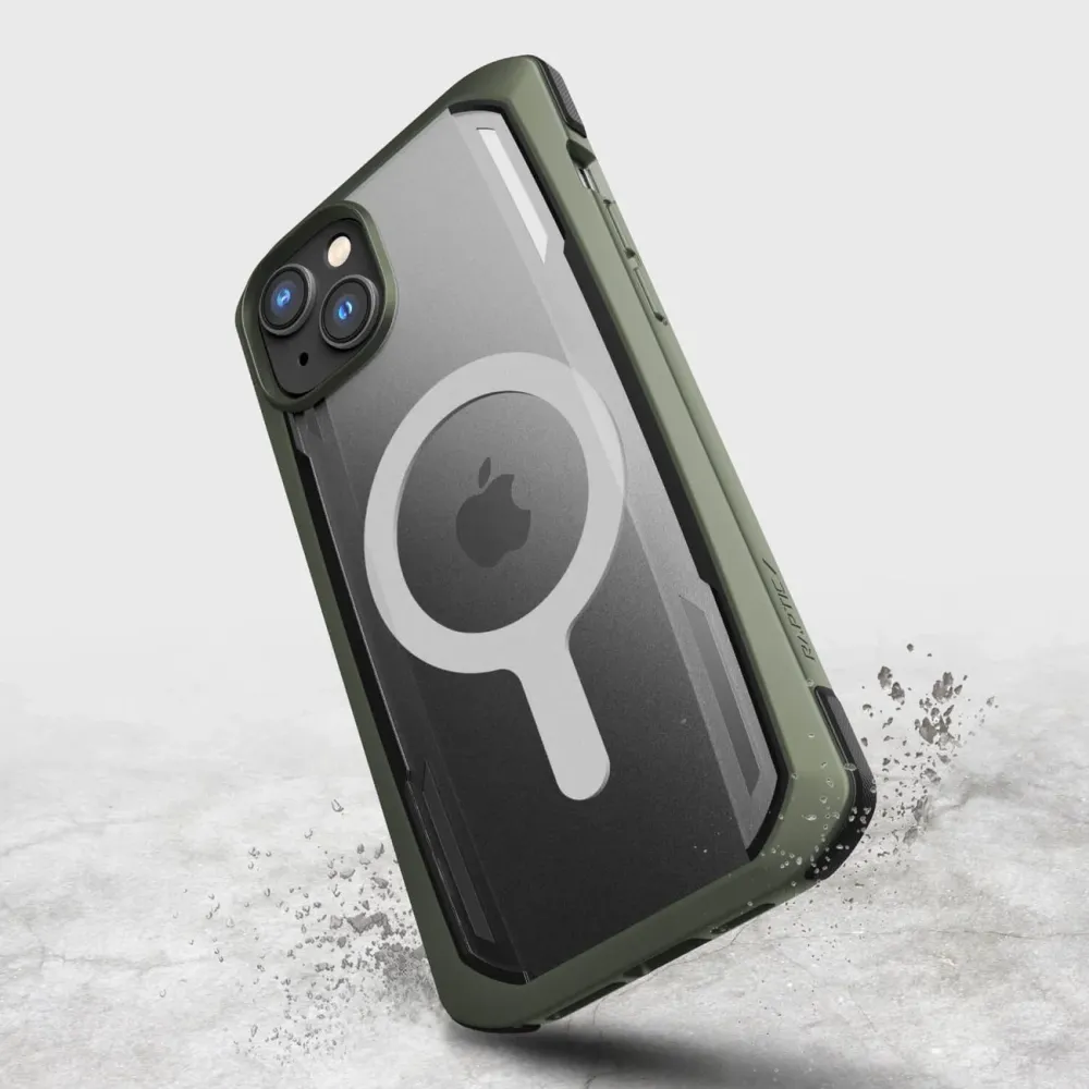 Raptic X-Doria Stable Case iPhone 14 Plus MagSafe armored cover green