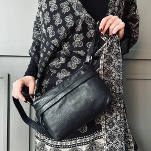 Crossbody Crude Boheme Medium – Black