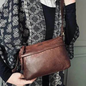 Crossbody Raw Boheme Medium – Vintage taupe