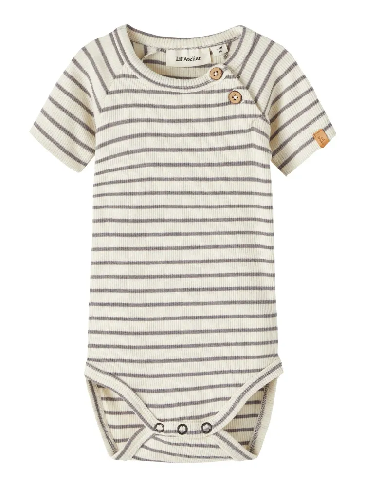 Lil Atelier Gago Trim Body - Frost Gray 56