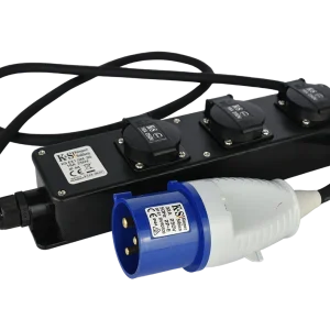Stikadapter KS EX1.5M-3S – Resilient 32A → 16A adapter med 3 udtag