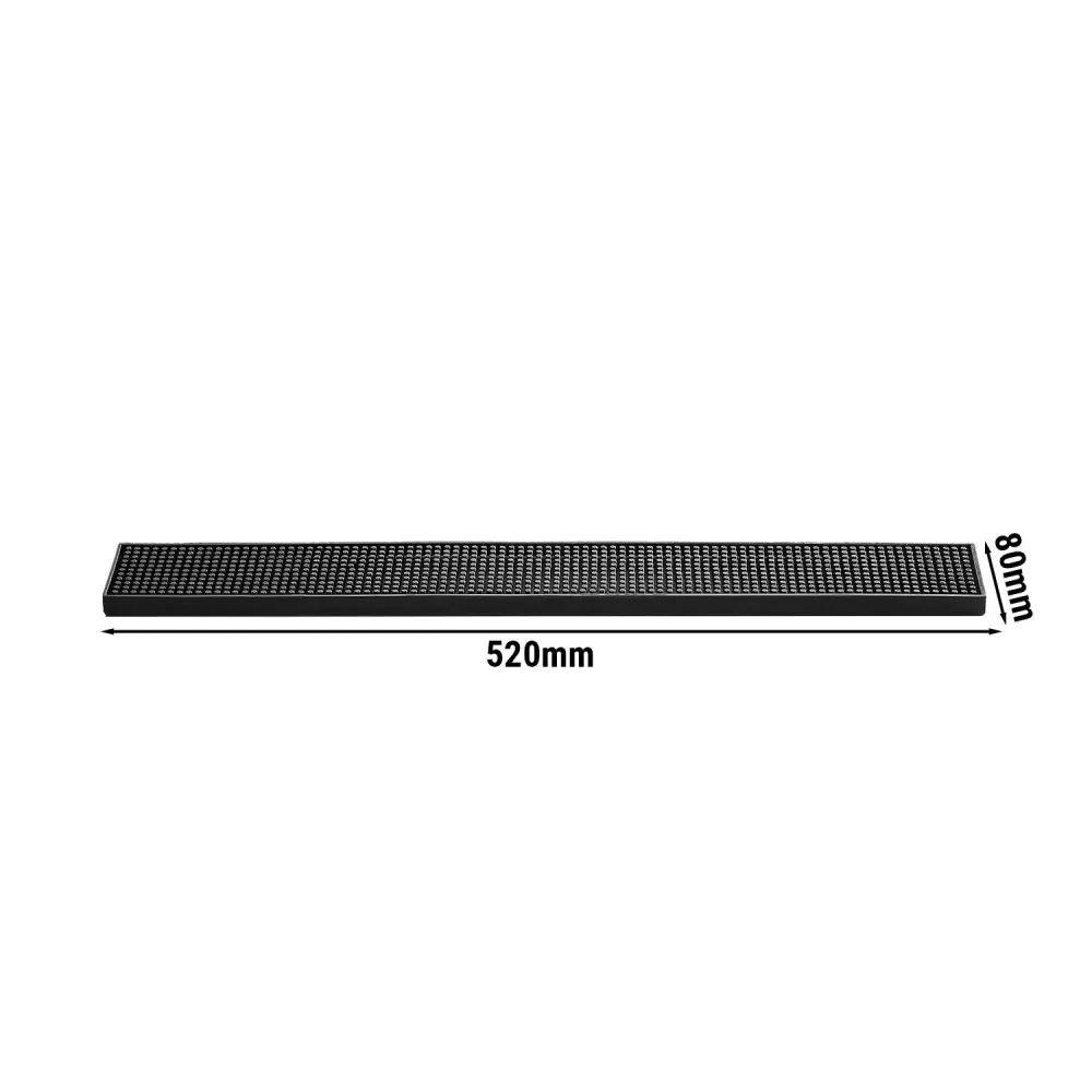 (6 stk.) Barmåtte - 520x80mm - plast