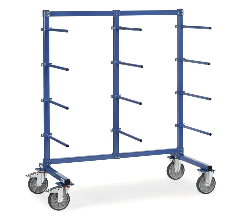 Aflæggervogn - enkelt - PVC beskyttelse 1200 mm