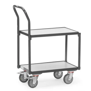 ESD Rullebord med skubbebøjle - 250 kg - 600 x 400 mm