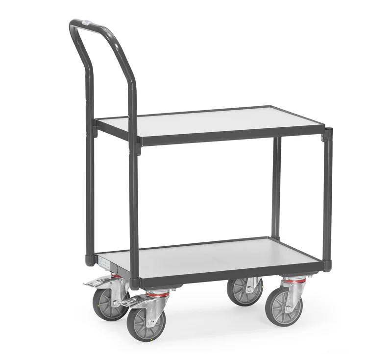 ESD Rullebord med skubbebøjle - 250 kg - 600 x 400 mm