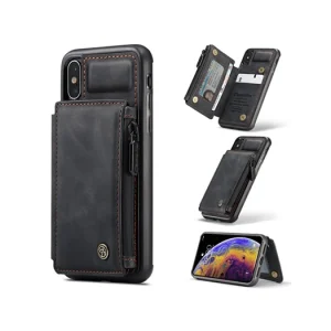 iPhone XS Max - CaseMe™ Æra Læder Etui M. Bag Pung