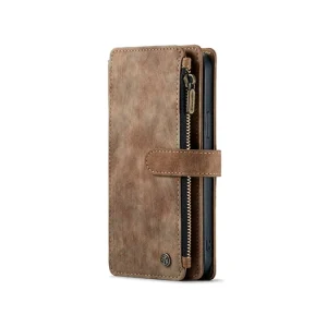 iPhone XS Max - CaseMe™ Multifunktionel Læder Etui / Pung - Brun