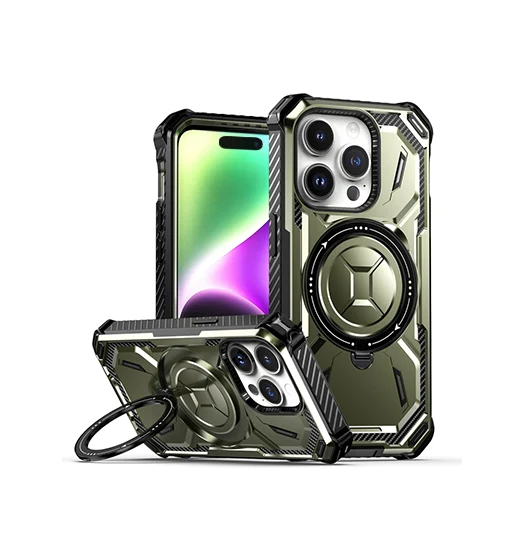 iPhone 15 Pro Max - NX Pro™ Armor Cover V2 m. MagSafe - Grøn