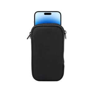 iPhone 14 Pro Max - Simple Synthetic Sleeve Etui M. Lynlås - Jet Black