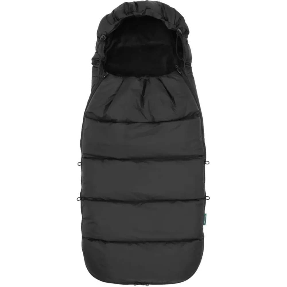 KongWalther Puffer Black Footmuff / Østerbroposen 4 Tie-Down Points