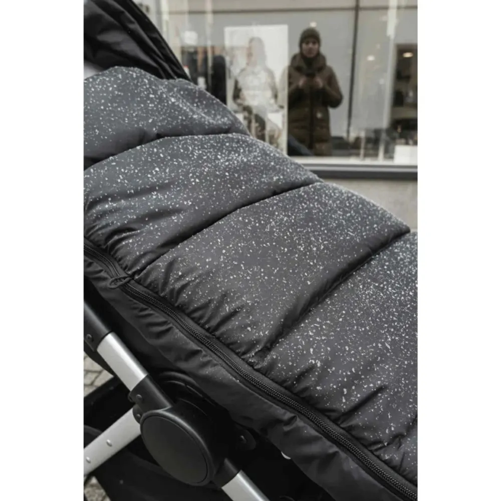 KongWalther Puffer Black Footmuff / Østerbroposen 4 Tie-Down Points