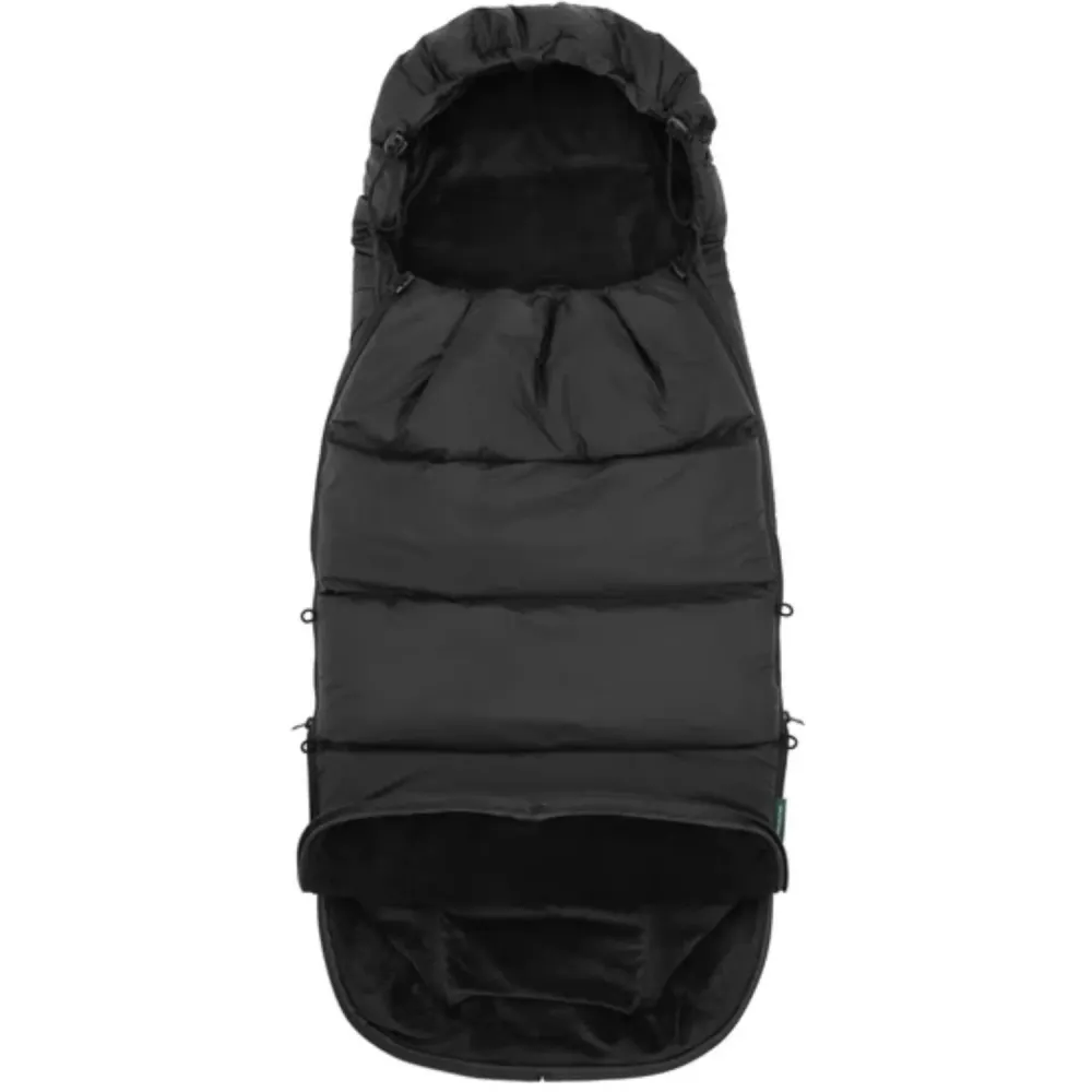 KongWalther Puffer Black Footmuff / Østerbroposen 4 Tie-Down Points