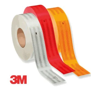 Konturafmærkning til lastbiler - 55 mm x 50 meter Hvid