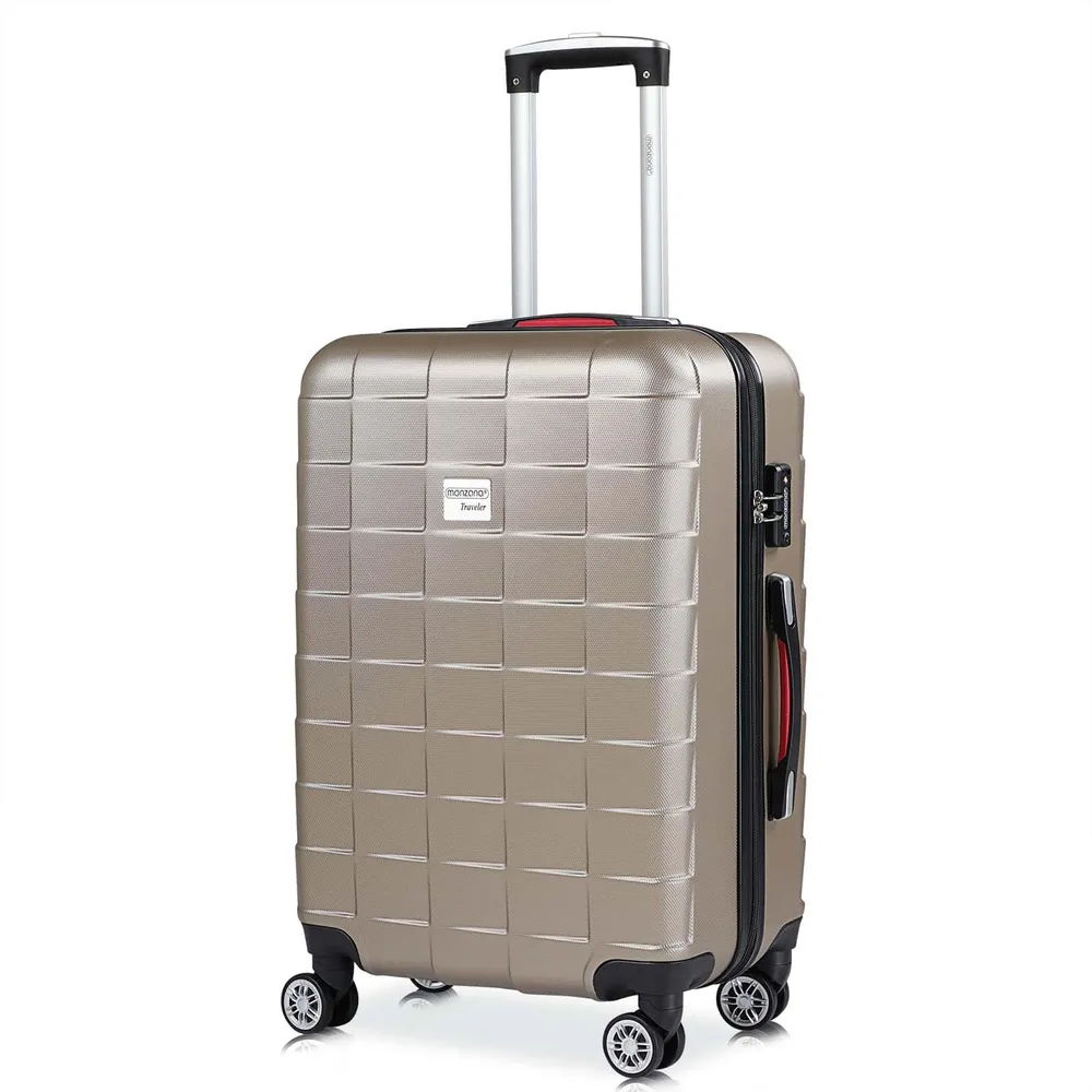 Kuffert sturdy skal Exopack champagne L, 65x41x27cm