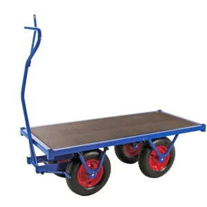 Ladvogn 1500 x 700 mm - Luftgummi hjul