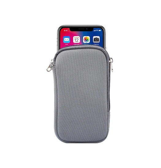 OnePlus Nord N100 - Simple Synthetic Sleeve Etui M. Lynlås - Grå
