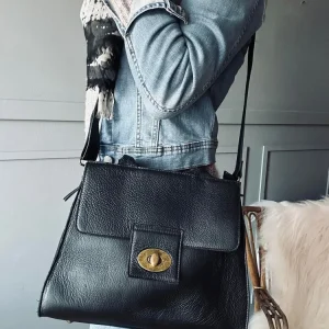 Taske Emmy Black - Lang taskerem medfølger