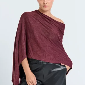 Tie Down FQCLAUDISSE - PONCHO - BORDEAUX