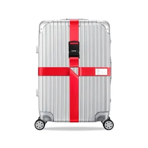 Universal Fit Bagagerem m. kodelås - Prime - Rød - Travel-tech™