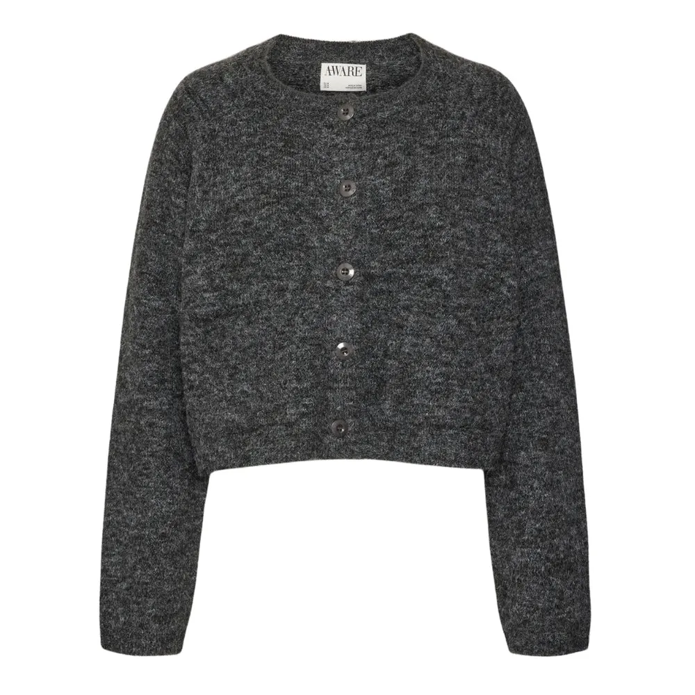 VERO MODA dame cardigan VMOKANNI - Deep grey melange Xs