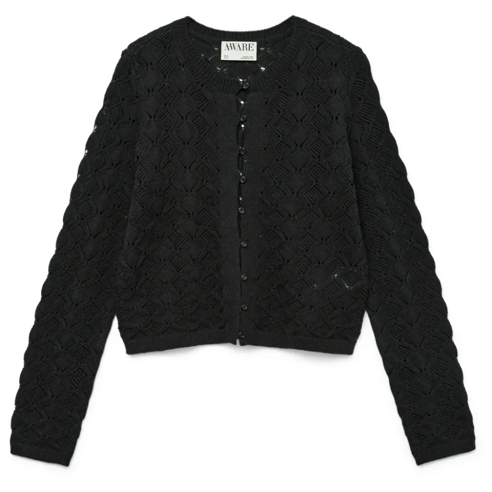 VERO MODA dame cardigan VMPAOLA - Black Xs