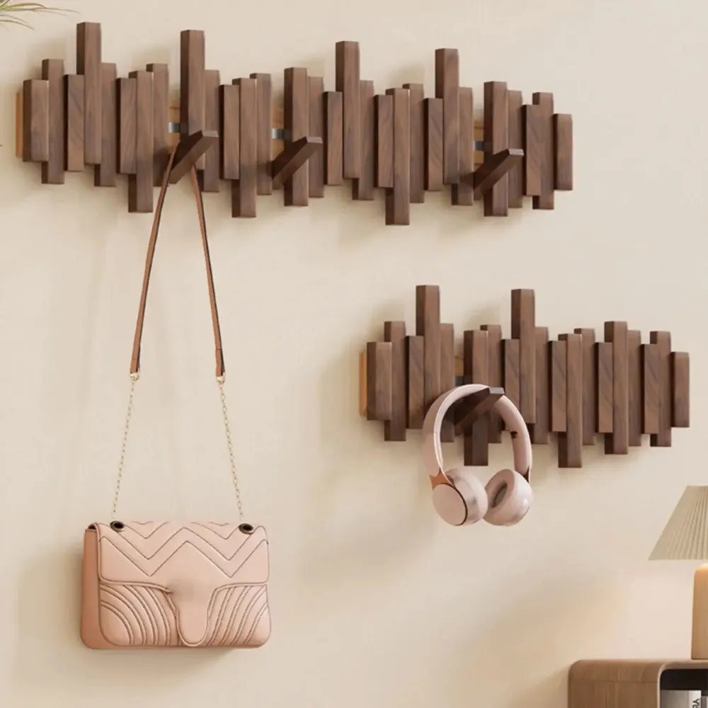 GlideHold® CoatRack - Vægmonteret Organisator Frakke Rack Locking Mechanism
