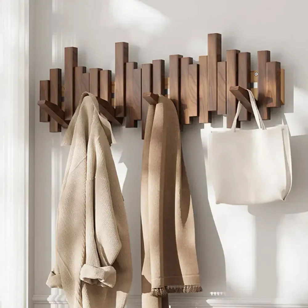 GlideHold® CoatRack - Vægmonteret Organisator Frakke Rack Locking Mechanism