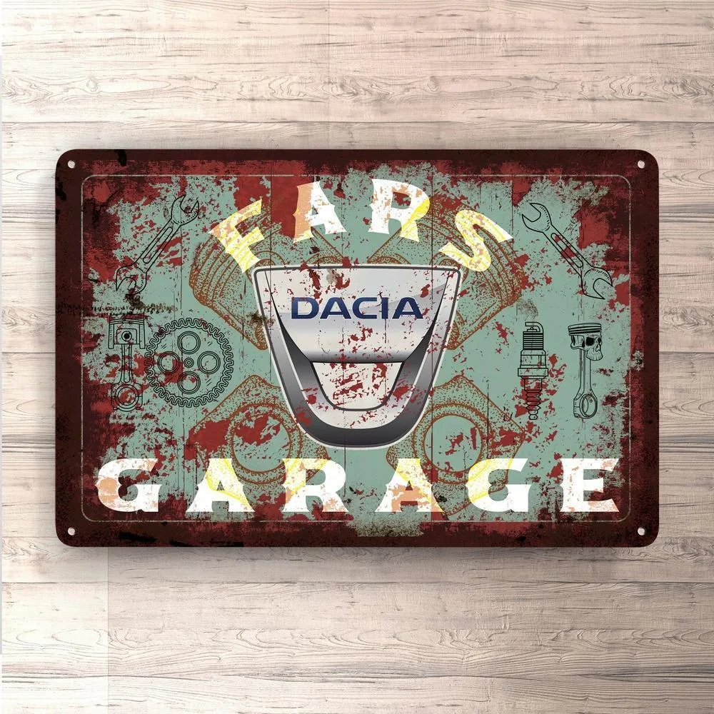 Dacia Fars Garage Antique Skilte, Musemåtte, Dørmåtte