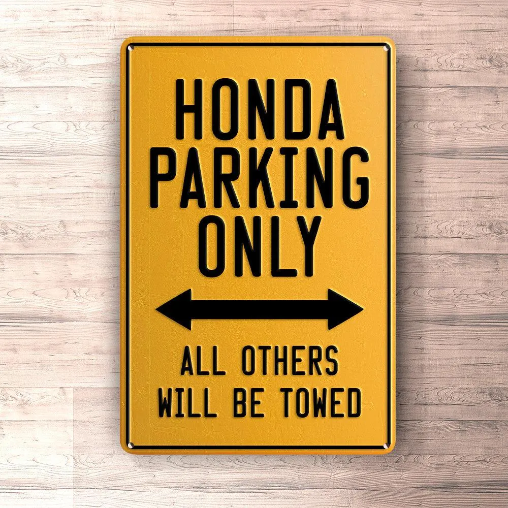 Holografisk Dekal Honda Parking Only Skilte, Musemåtte, Dørmåtte