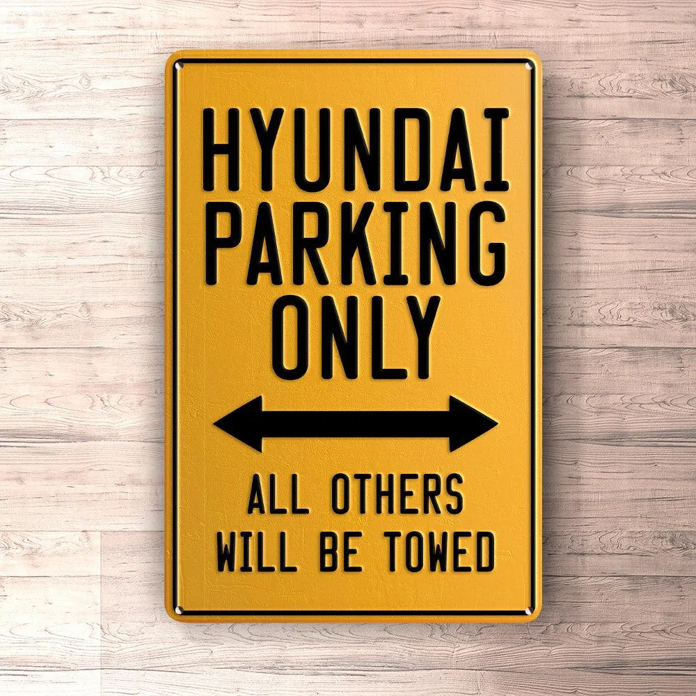 Hyundai Parking Only Skilte, Musemåtte, Dørmåtte Local Artist