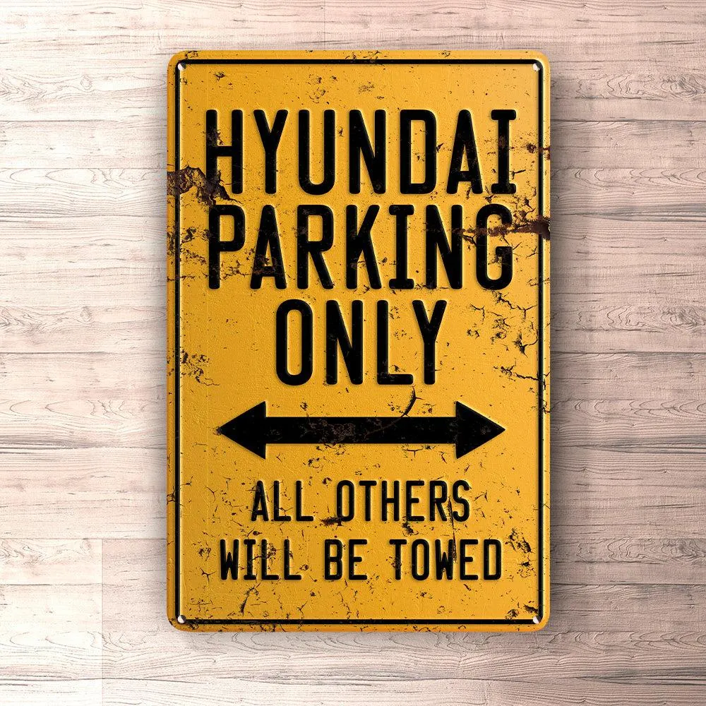 Hyundai Parking Only Skilte, Musemåtte, Dørmåtte Local Artist
