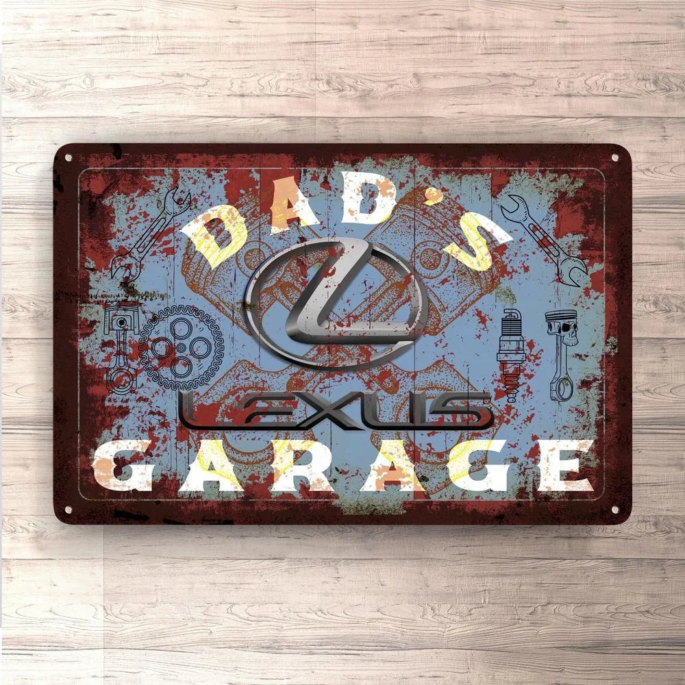 Lexus Dads Garage Antique Skilte, Musemåtte, Dørmåtte