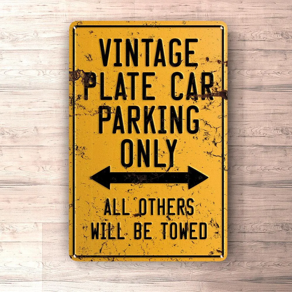 Old-school Car Parking Only Skilte, Musemåtte, Dørmåtte Political Campaigns