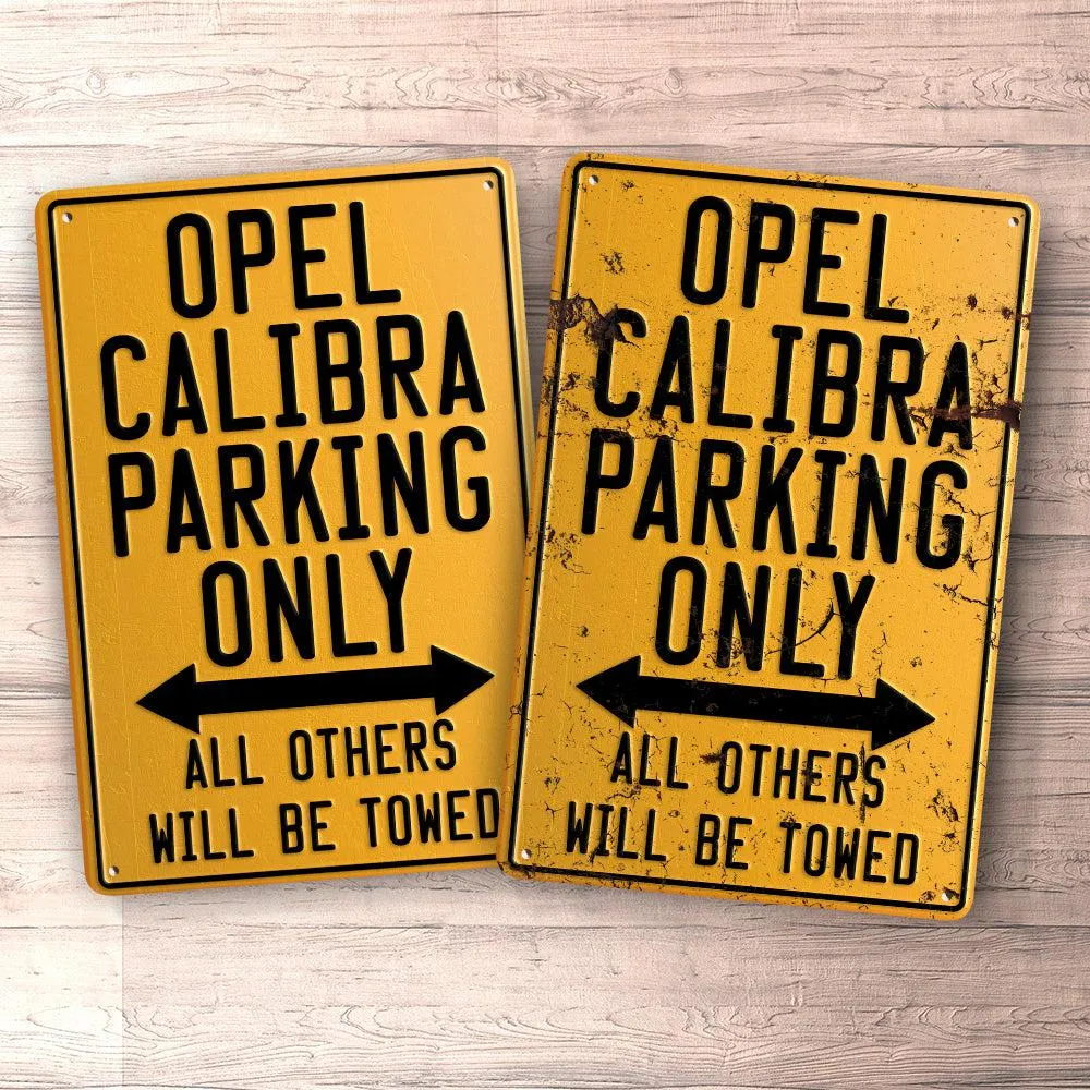Opel Calibra Parking Only Skilte, Musemåtte, Dørmåtte - UV Protected & Waterproof