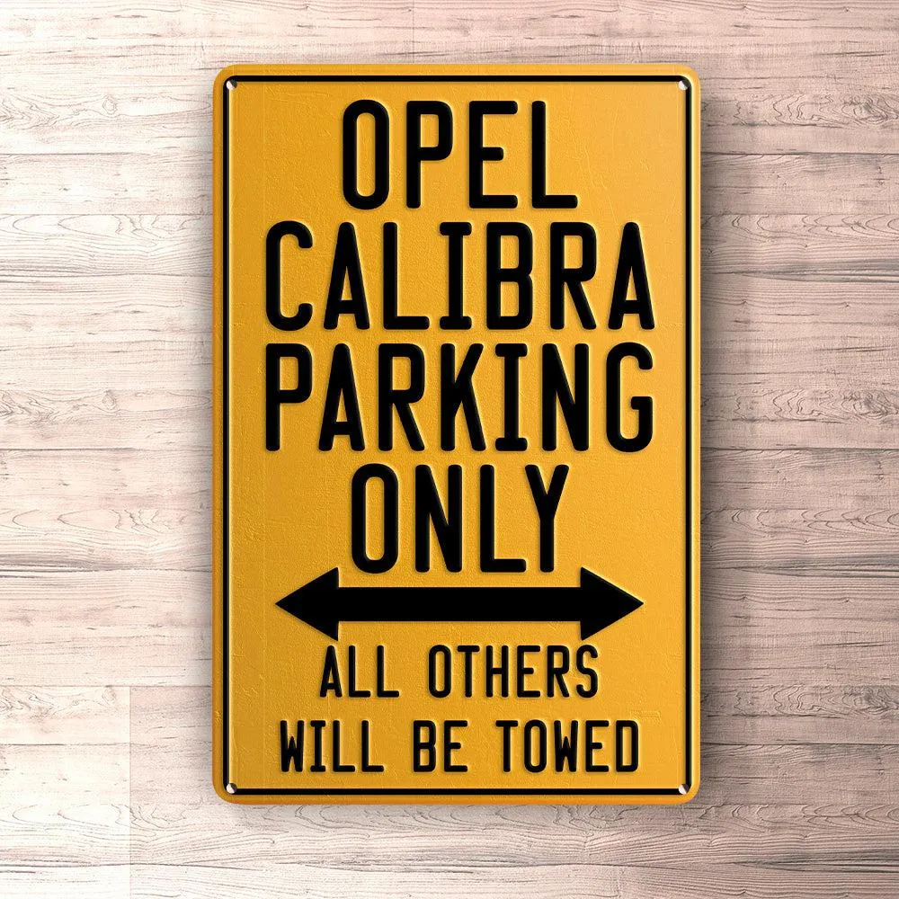 Opel Calibra Parking Only Skilte, Musemåtte, Dørmåtte - UV Protected & Waterproof