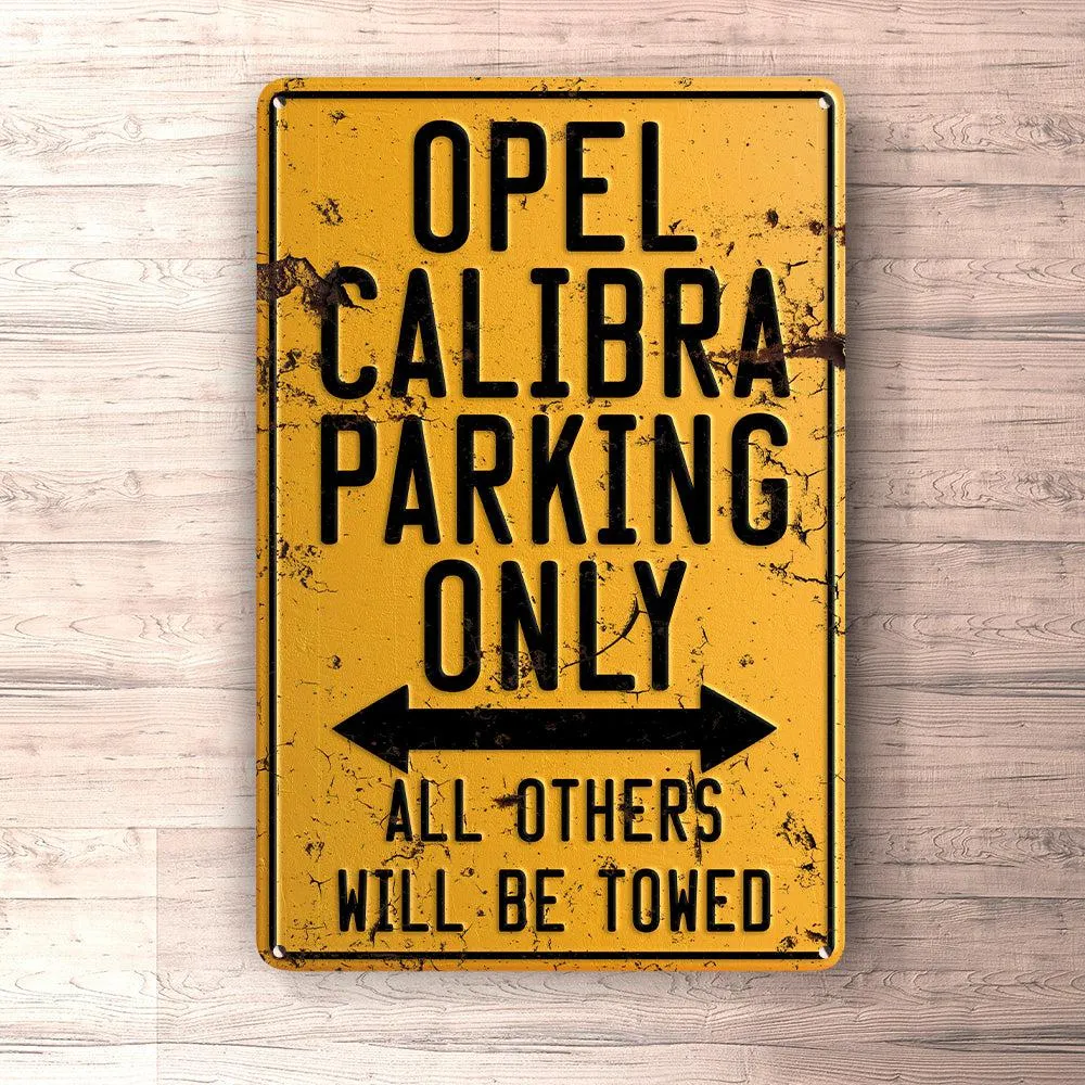 Opel Calibra Parking Only Skilte, Musemåtte, Dørmåtte - UV Protected & Waterproof