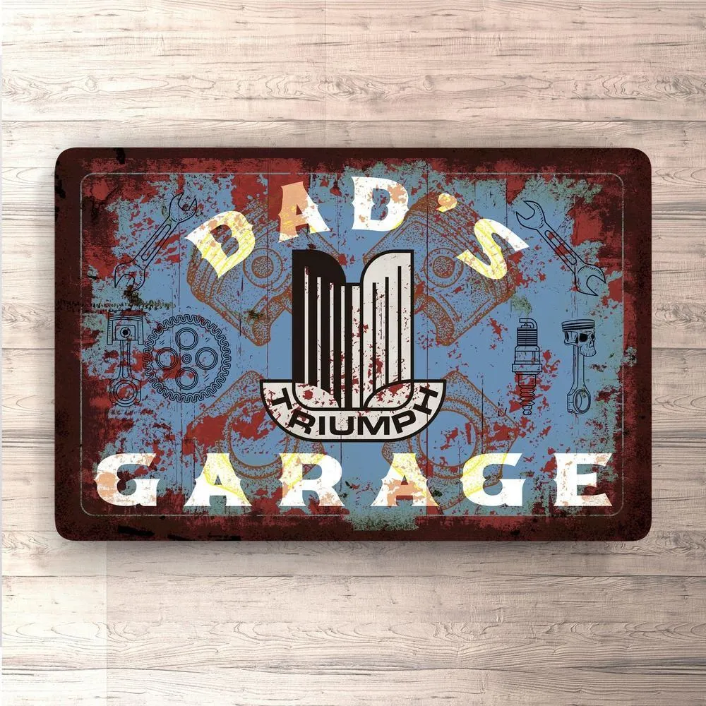 Politisk Kampagne Triumph Dads Garage Retro Skilte, Musemåtte, Dørmåtte