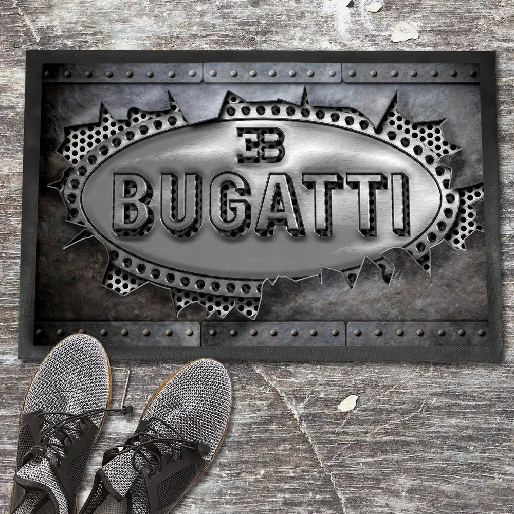 Aluminum Rock Bugatti Metallic Ripped Dørmåtte