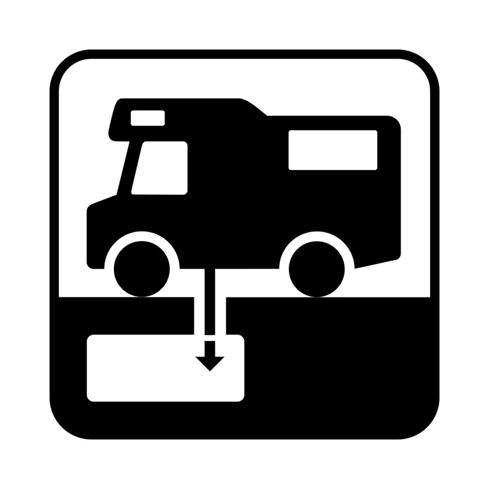 Chrome Plated Tanktømning autocamper 5x5