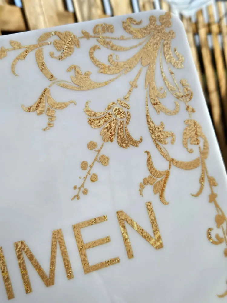 Velkomstskilt i pleksiglas – Luxury Edition 60x40